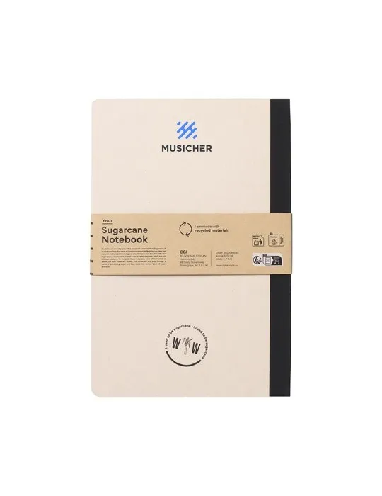 Sugarcane Notebook A5 cadeau entreprise pas cher