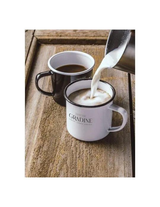 Retro Mug Émail 350 ml goodies personnalisé en stock