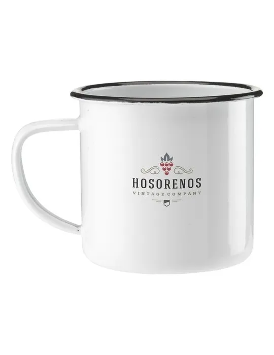 Retro Mug Émail 350 ml objet promotionnel éco-responsable