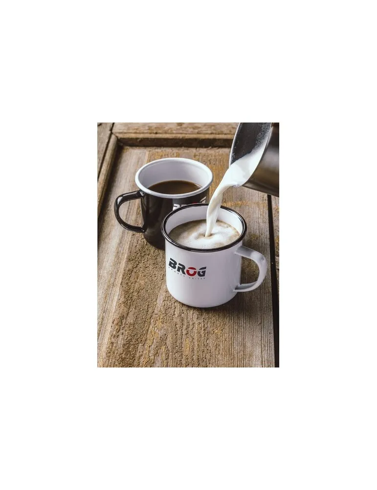 Retro Mug Émail 350 ml impression logo haute qualité