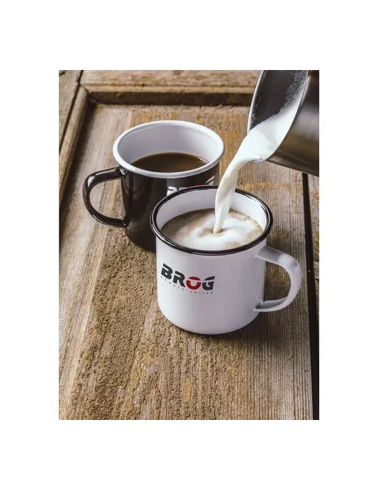 Retro Mug Émail 350 ml impression logo haute qualité