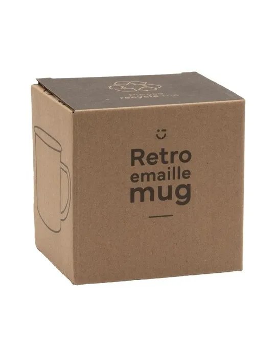Retro Mug Émail 350 ml cadeau client original