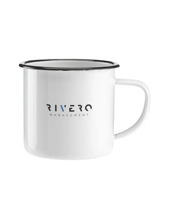 Retro Mug Émail 350 ml personnalisation sur mesure