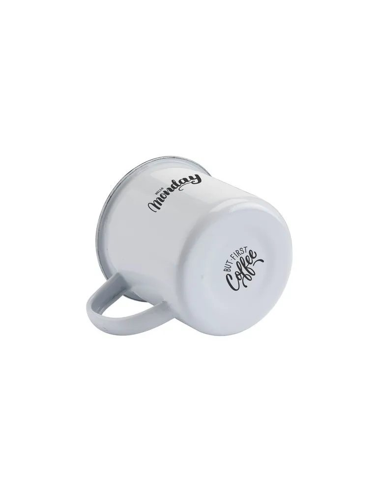 Retro Mug Émail 350 ml cadeau entreprise pas cher