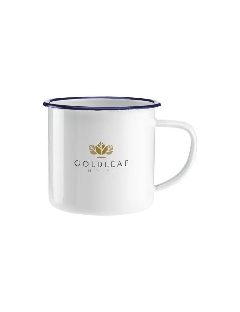 Retro Mug Émail 350 ml goodies publicitaire durable