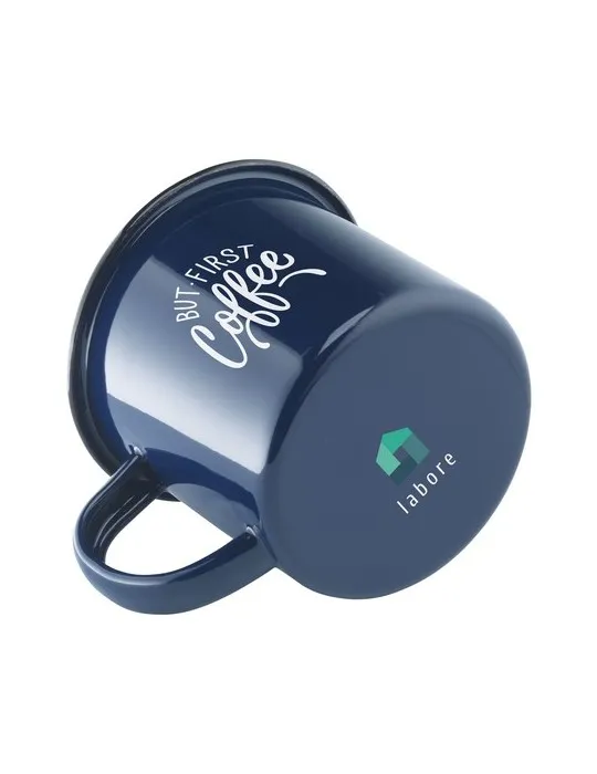 Retro Mug Émail 350 ml personnalisable avec votre logo
