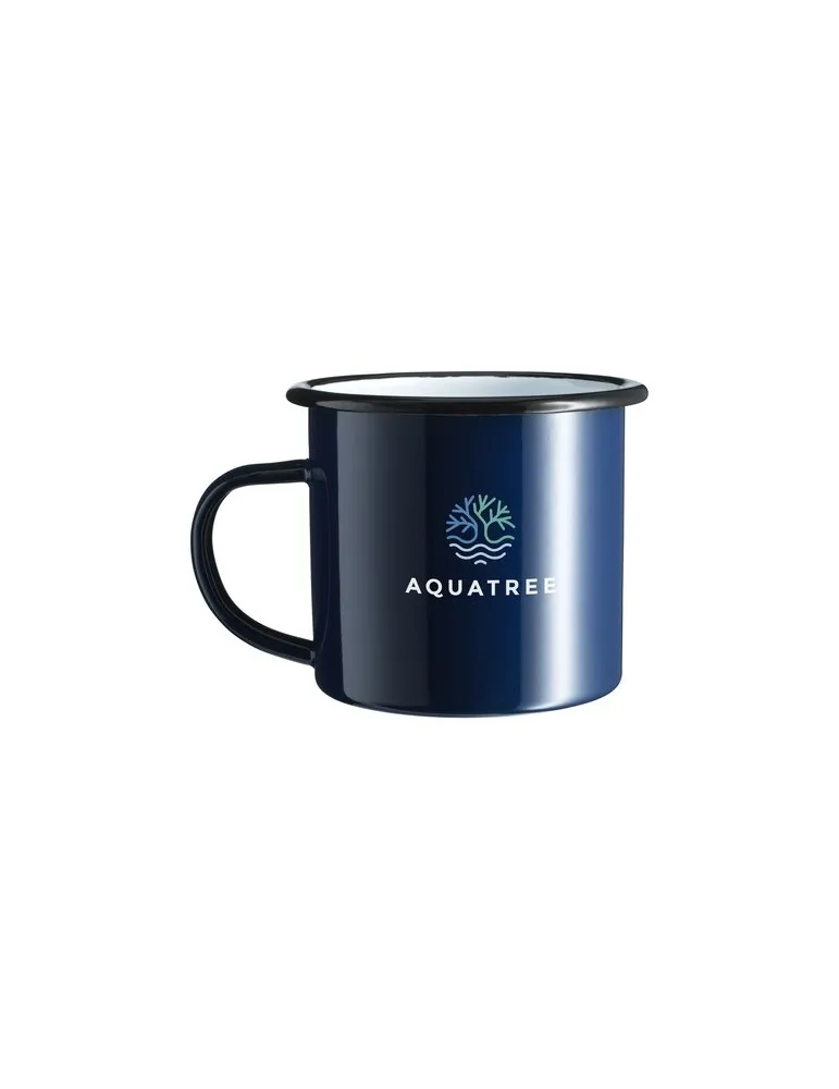 Retro Mug Émail 350 ml accessoire événementiel unique