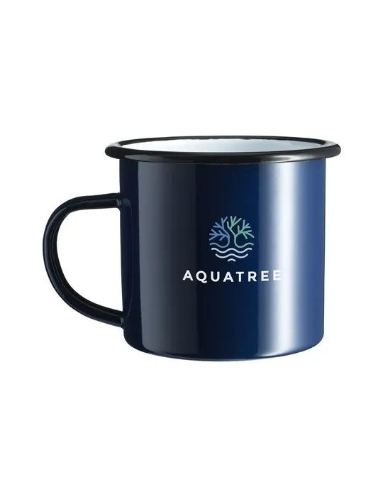 Retro Mug Émail 350 ml accessoire événementiel unique