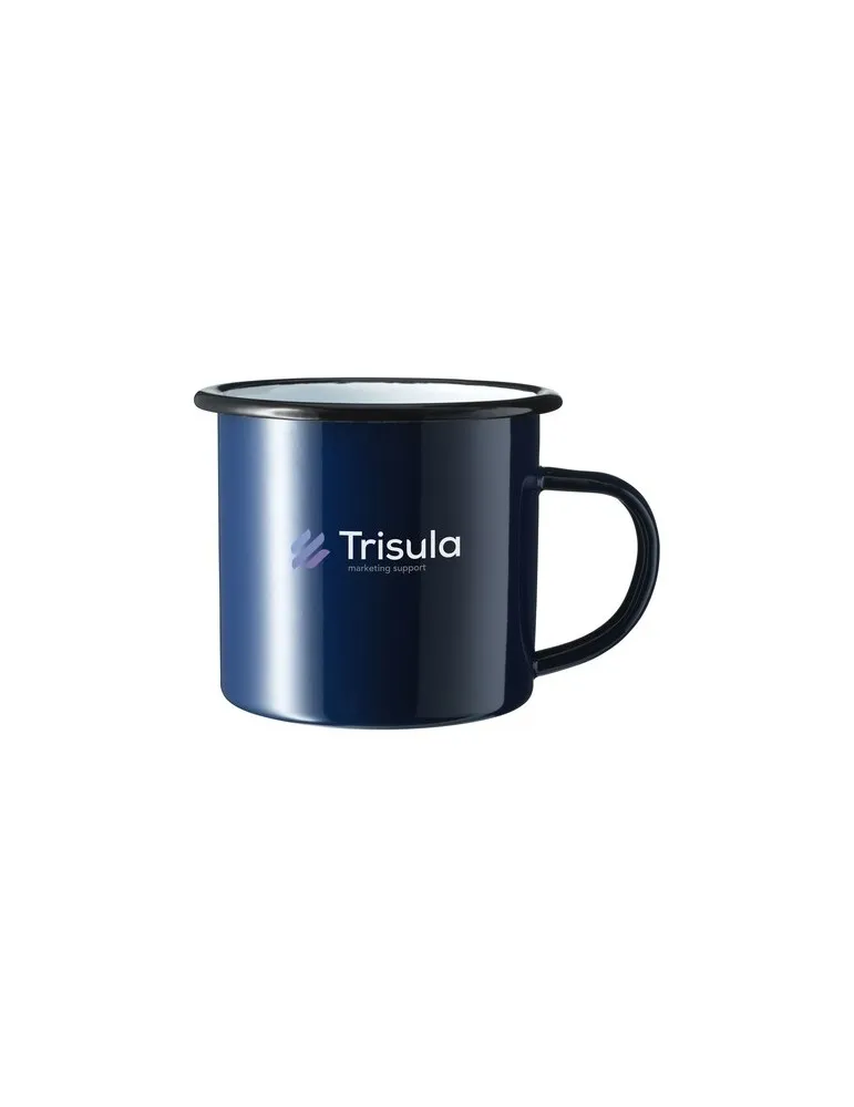 Retro Mug Émail 350 ml impression haute définition