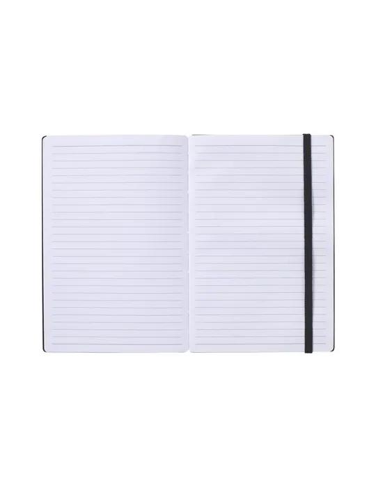 Bamboo Journal Naked Spine Notebook Black A5 personnalisable avec votre logo
