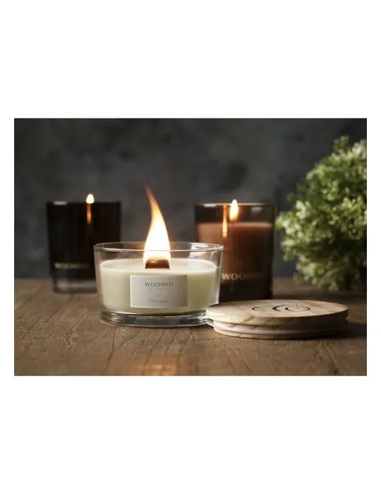 Wooosh Flame Scented Candle Fine Oudh impression haute définition