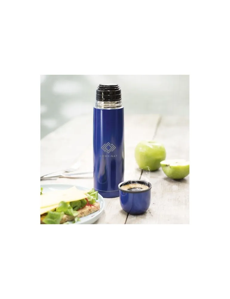 ThermoColour RCS Recycled Steel 500ml bouteille thermos cadeau entreprise pas cher