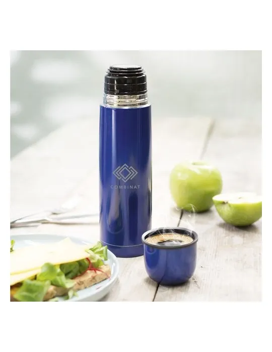 ThermoColour RCS Recycled Steel 500ml bouteille thermos cadeau entreprise pas cher