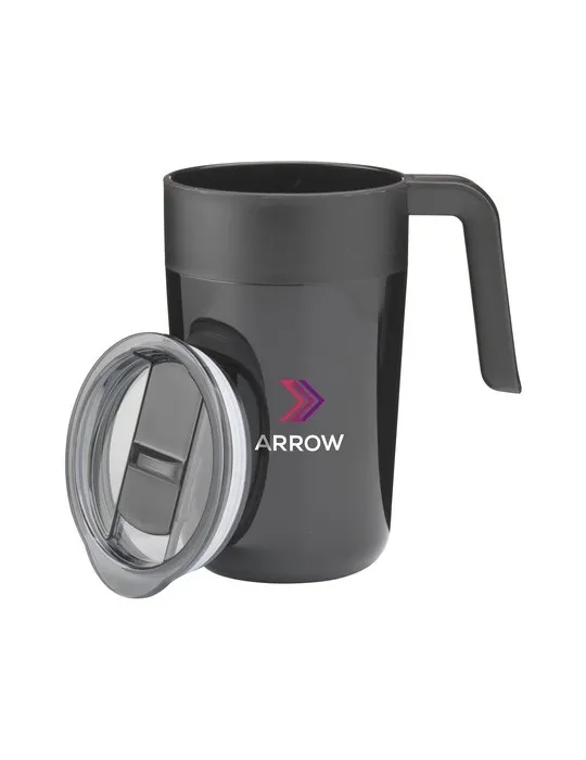 Fika RCS Recycled Steel Cup 400 ml gobelet thermos marquage laser ultra précis