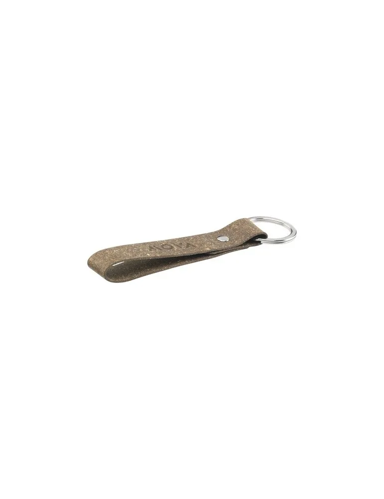 Recycled Leather Keyring porte-clés cadeau affaires élégant