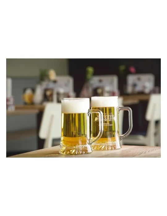 Bock de bière XL 500 ml personnalisable avec votre logo