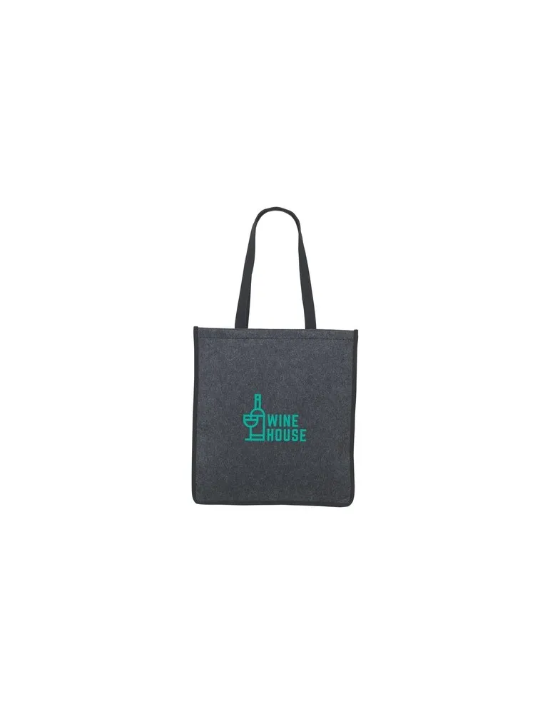 Vibe Shopper GRS RPET Felt sac de courses personnalisable avec votre logo