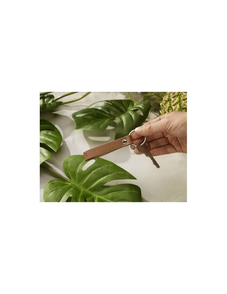 Vegan Pineapple Leather Keyring porte-clés objet publicitaire robuste