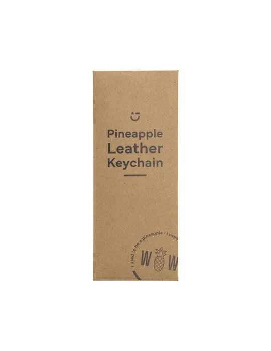 Vegan Pineapple Leather Keyring porte-clés accessoire événementiel unique