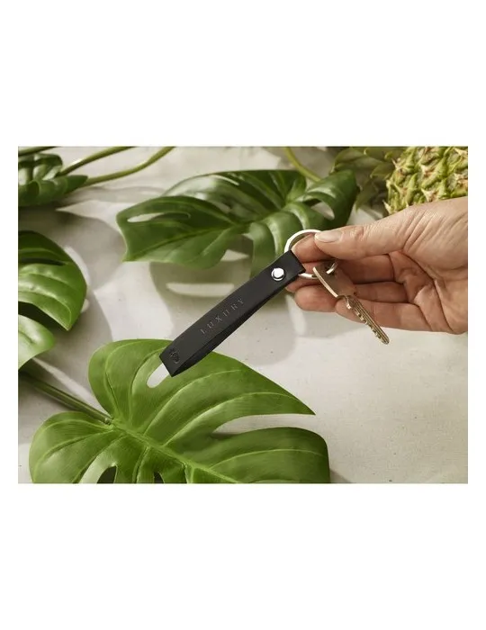 Vegan Pineapple Leather Keyring porte-clés cadeau affaires élégant