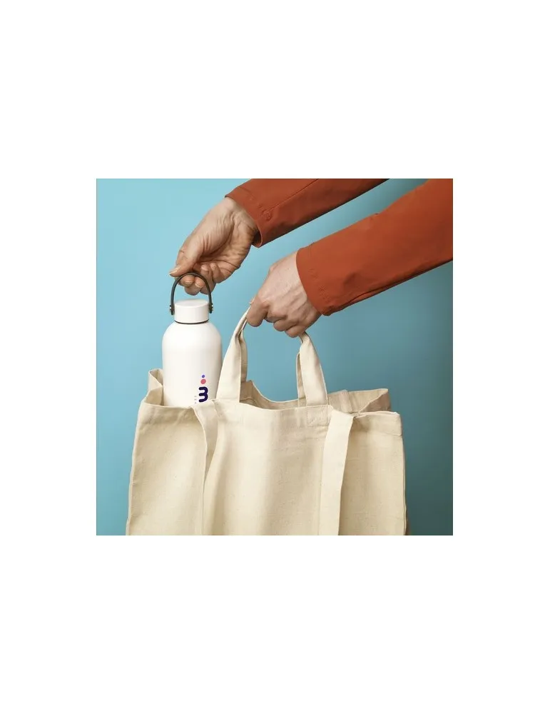 Nevada RCS Recycled Steel Bottle 500 ml bouteille cadeau client original