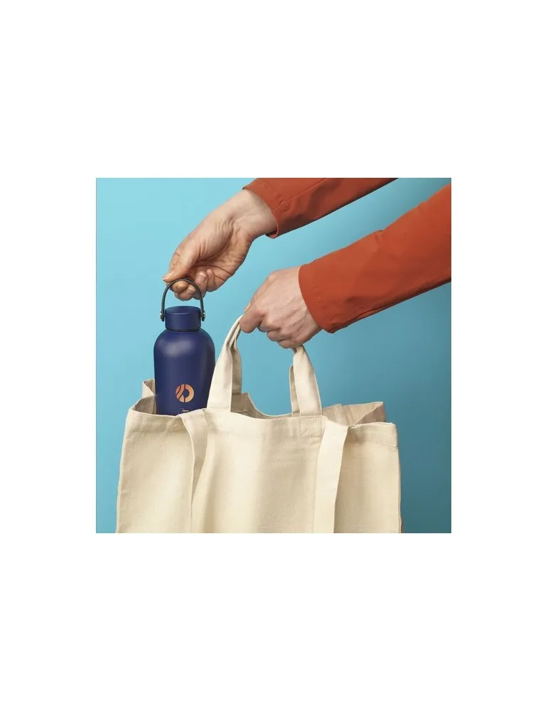 Nevada RCS Recycled Steel Bottle 500 ml bouteille impression logo haute qualité