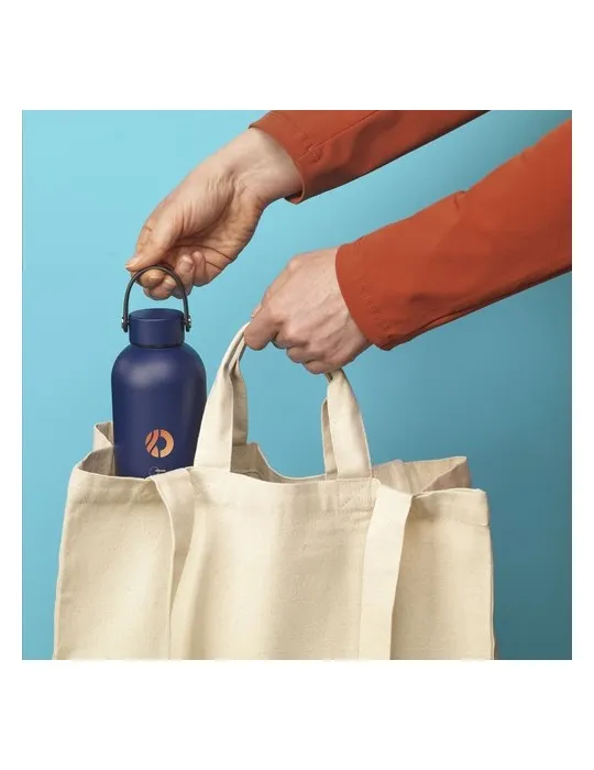 Nevada RCS Recycled Steel Bottle 500 ml bouteille impression logo haute qualité