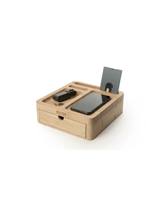 Walter Bamboo Big Dock 15W organisateur et chargeur