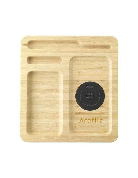 Walter Bamboo Big Dock 15W organisateur et chargeur goodies publicitaire événementiel