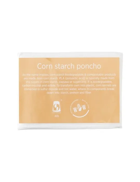 Corn Poncho veste de pluie