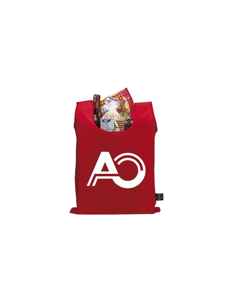 Shop Easy RPET sac pliable shopping cadeau entreprise pas cher