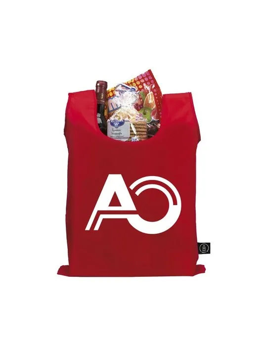 Shop Easy RPET sac pliable shopping cadeau entreprise pas cher