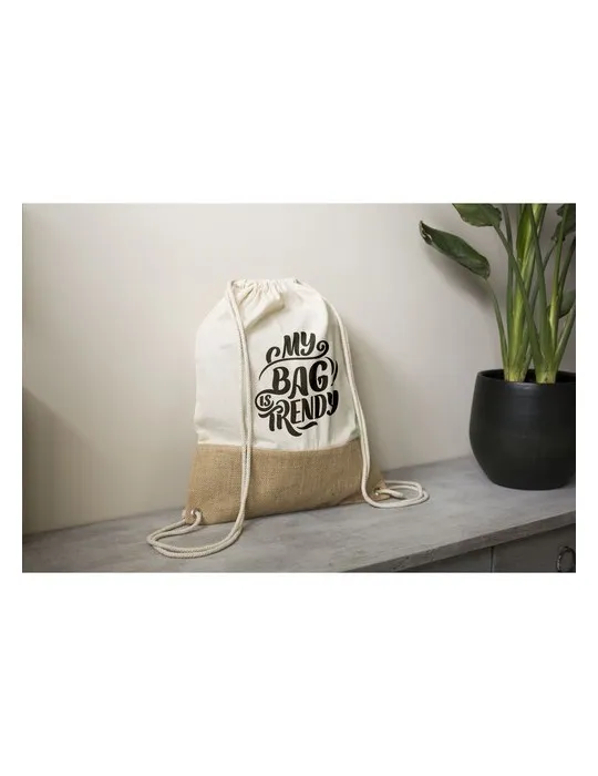 Combi Organic Backpack (160 g/m²) sac à dos personnalisable avec votre logo