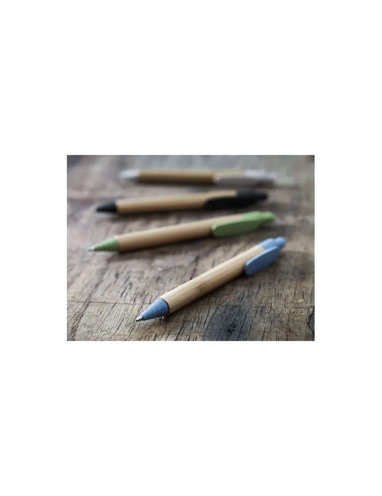 Bamboo Wheat Pen stylo en paille de blé objet promo petit budget