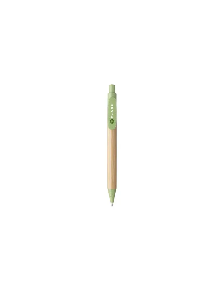 Bamboo Wheat Pen stylo en paille de blé objet promotionnel éco-responsable