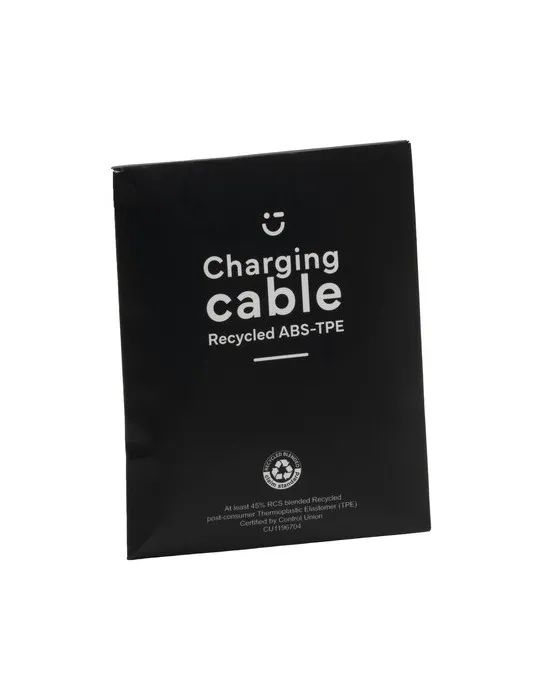 Charging Cable RCS Recycled ABS-TPE câble de charge marquage laser ultra précis