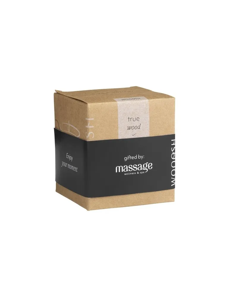 Wooosh Scented Candle True Wood bougie parfumée livraison express 24h 48h