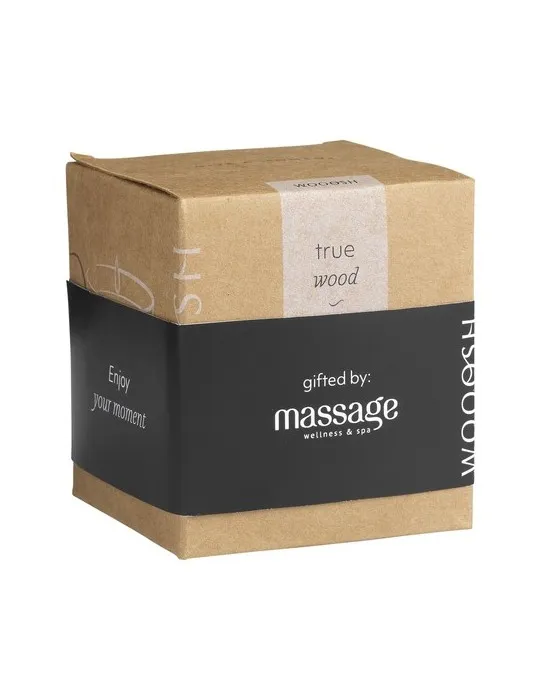 Wooosh Scented Candle True Wood bougie parfumée livraison express 24h 48h
