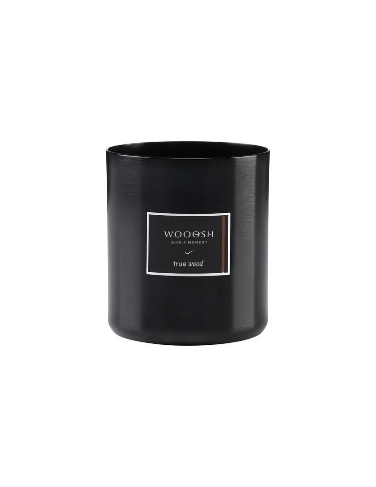 Wooosh Scented Candle True Wood bougie parfumée goodies entreprise design