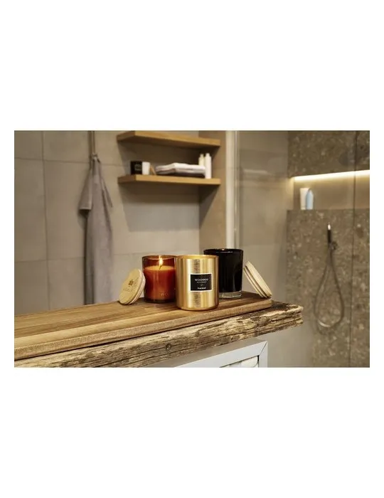 Wooosh Scented Candle True Wood bougie parfumée accessoire événementiel unique