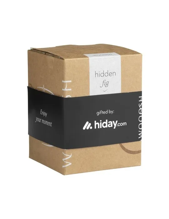 Wooosh Scented Candle Hidden Fig bougie parfumée personnalisable avec votre logo