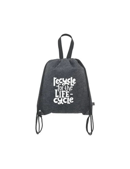 GRS RPET Felt PromoBag Plus sac à dos personnalisable avec votre logo