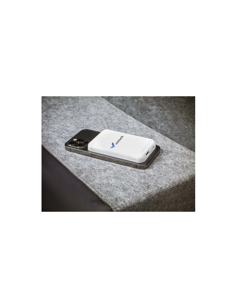 Force Magnetic RCS Recycled Wireless Powerbank 5000 impression haute définition