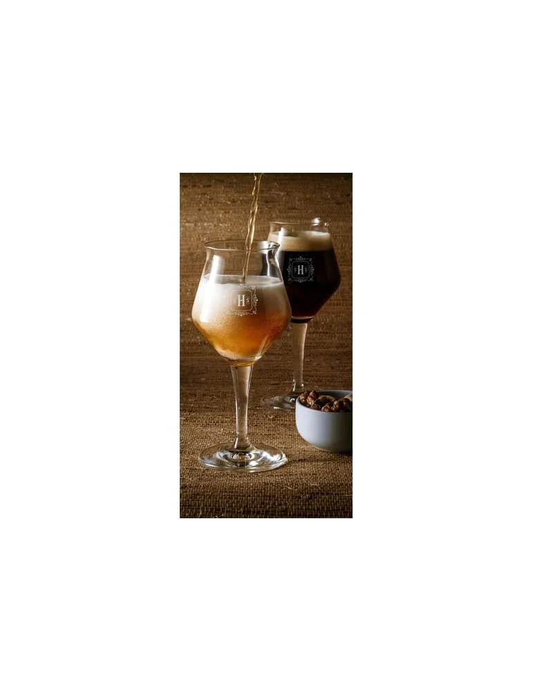Crown Sommelier Verre à bière 420 ml personnalisable avec votre logo