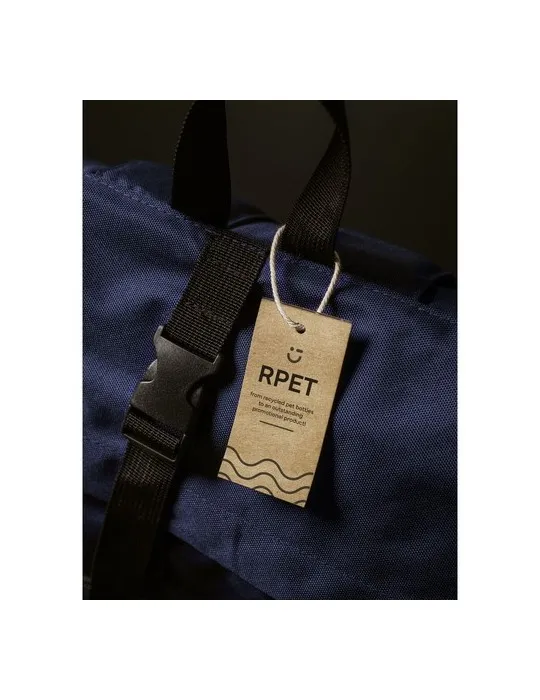 Nolan Recycle RPET sac à dos goodies personnalisé en stock