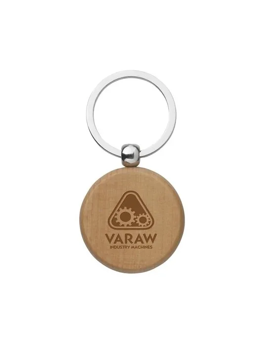 WoodKey Circle porte-clés goodies publicitaire événementiel