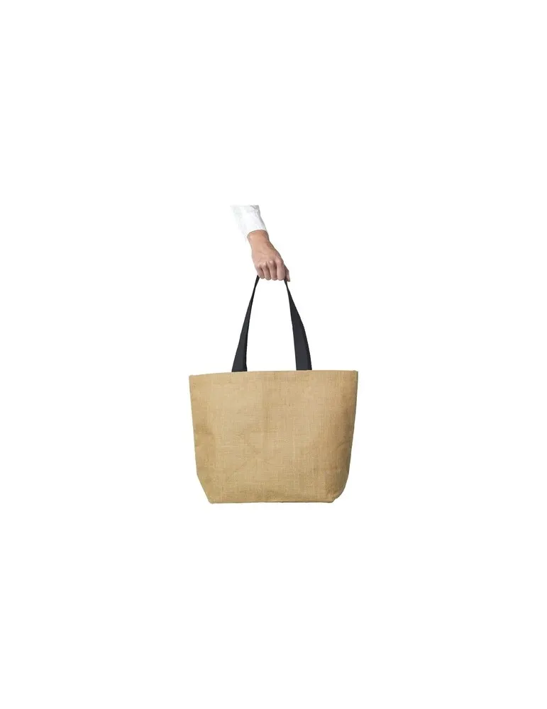 Elegance Bag sac de courses en jute marquage laser ultra précis