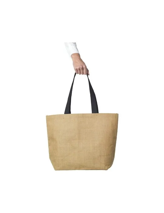 Elegance Bag sac de courses en jute marquage laser ultra précis