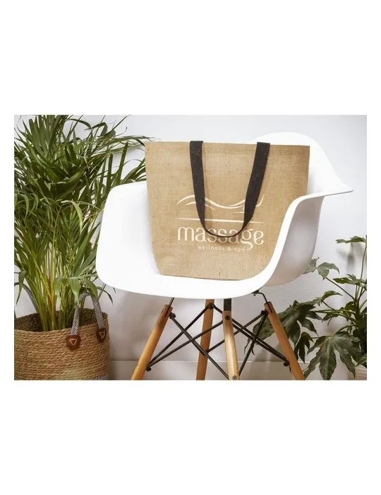 Elegance Bag sac de courses en jute cadeau collaborateur premium
