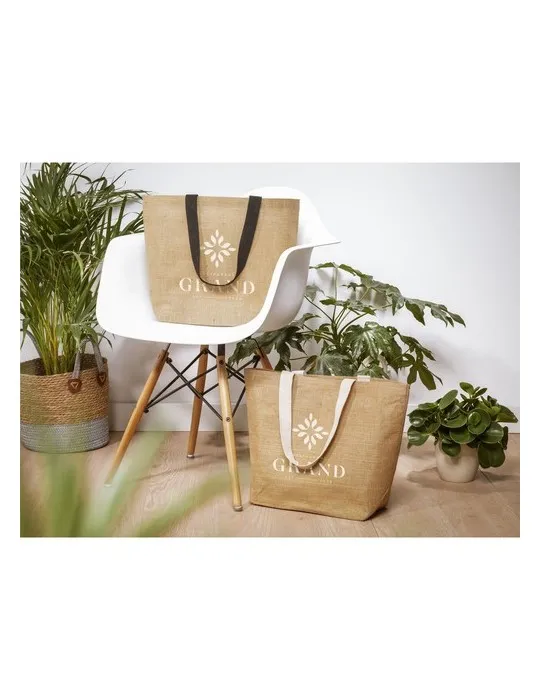 Elegance Bag sac de courses en jute objet promotionnel éco-responsable